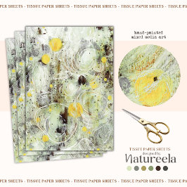 Abstract Artistic Texture Design Tissue Paper Seidenpapier