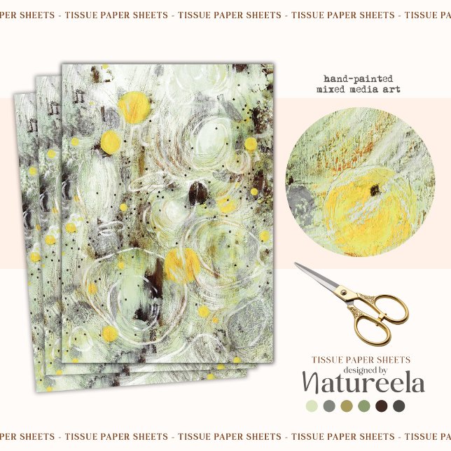 Abstract Artistic Texture Design Tissue Paper Seidenpapier (Von Creator hochgeladen)