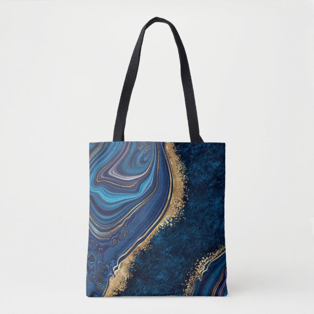 abstract background blue marble agate granite mosa (Vorderseite)