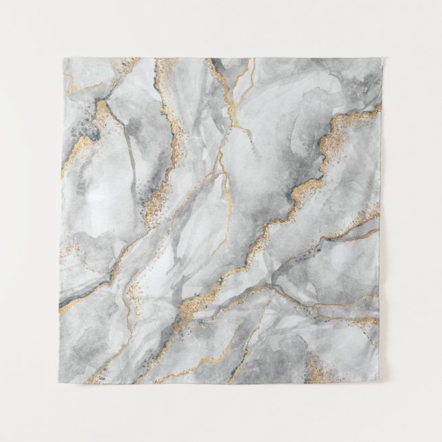 abstract background, creative texture of white mar wandteppich (Vorderseite)