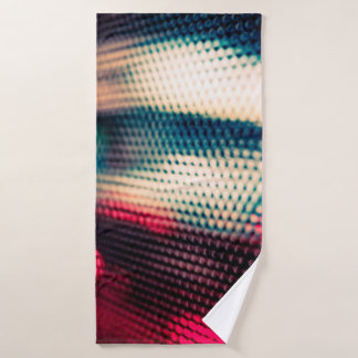 abstract background with bokeh defocused lights an badehandtuch