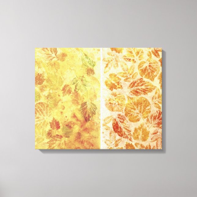 Abstract backgrounds, watercolor, leaves leinwanddruck (Vorderseite)