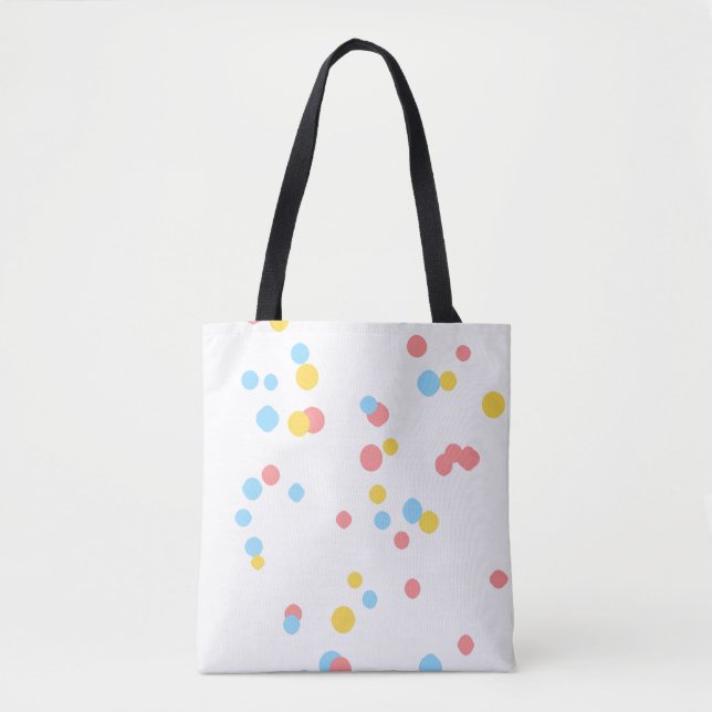 Abstract Bloom – All-Over Artistic Floral Tote Bag (Vorderseite)