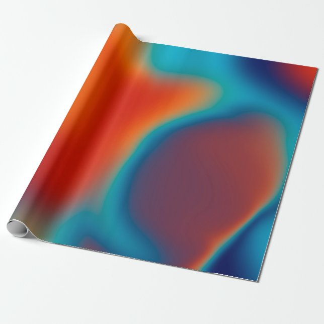 Abstract blur background with colorful blue-light  geschenkpapier (Ungerollt)