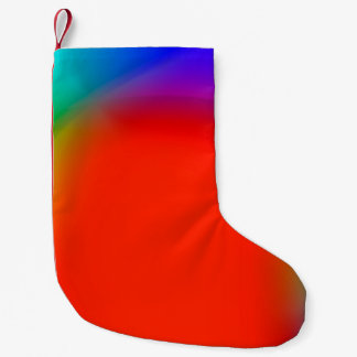 abstract blurred background, colorful vintage patt kleiner weihnachtsstrumpf
