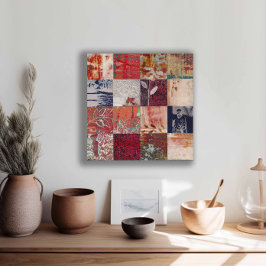 Abstract Botanical Leinwanddruck