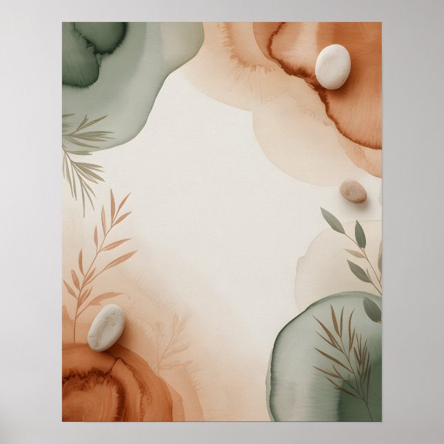Abstract Botanicals Poster (Vorne)