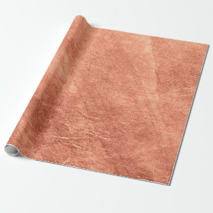 Abstract brushed copper strukturierte Metalloberfl Geschenkpapier