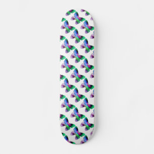 Abstract Butterfly Colorful Skateboard