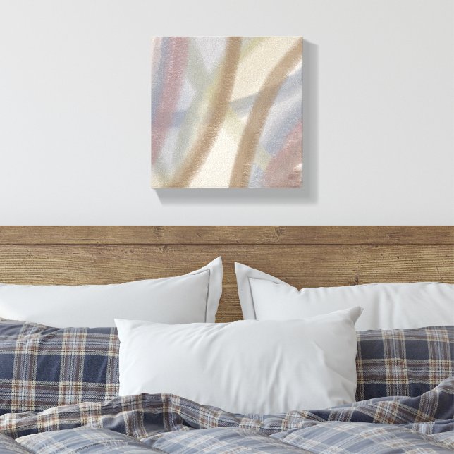 Abstract Canvas Wall Art Leinwanddruck (Insitu (Schlafzimmer))
