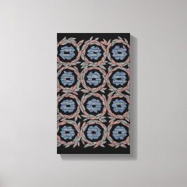 Abstract Chroma Bloom Leinwanddruck