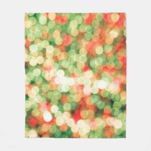 Abstract colorful bokeh background fleecedecke