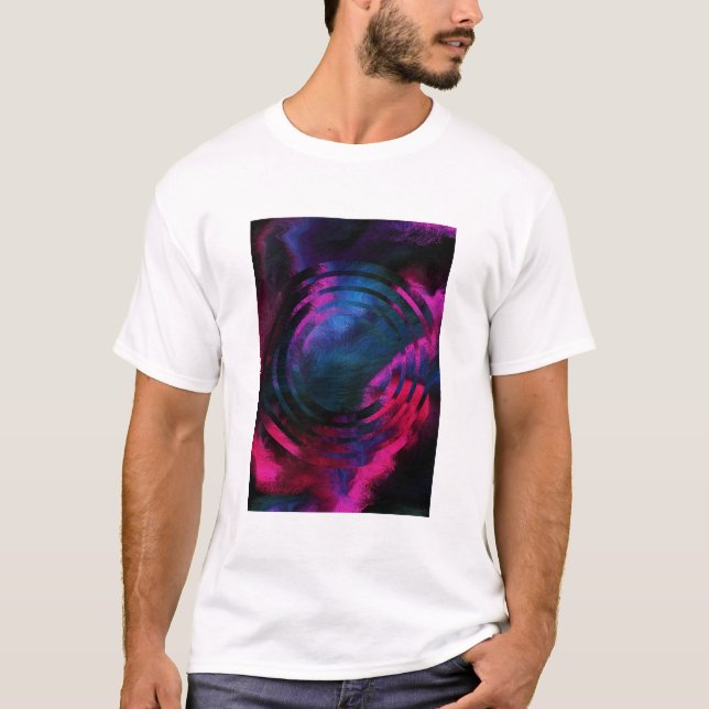 Abstract Colorful Geometrical Artwork T-Shirt (Vorderseite)