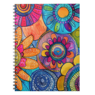 Abstract colorful Notebook Notizblock