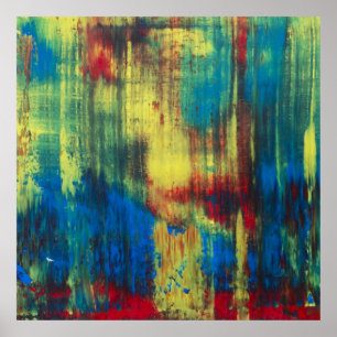 Abstract Colorful Painting 2 Poster