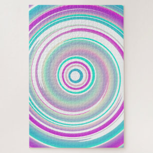Abstract Colorful Swirl Puzzle
