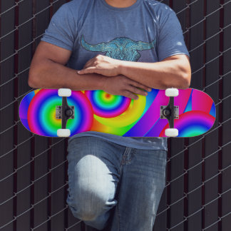 Abstract Comet Skateboard