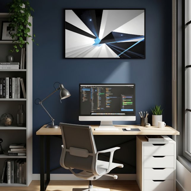 Abstract Cosmic Portal Poster (Von Creator hochgeladen)