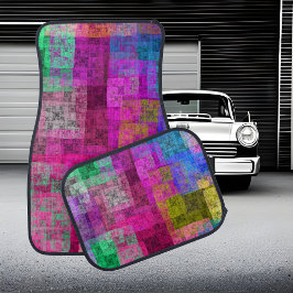 Abstract cubes autofußmatte