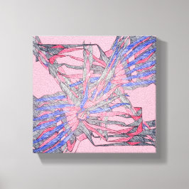 Abstract Current Rhapsody Canvas Leinwanddruck