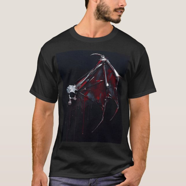 Abstract Death Wings T-Shirt (Vorderseite)