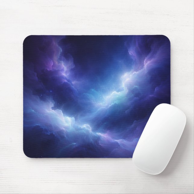 Abstract Deep Space Mouse Pad Mousepad (Mit Mouse)