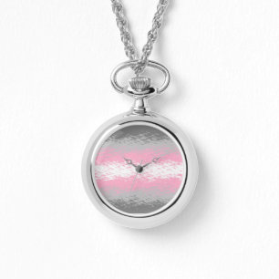 Abstract Demigirl Pride Flag Armbanduhr