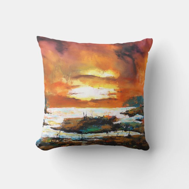 Abstract Design Kissen (Vorderseite)