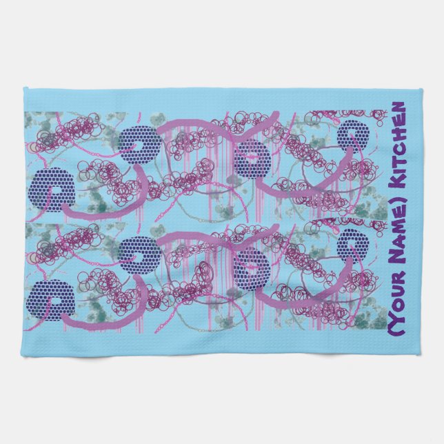 Abstract Design Kitchtuch Geschirrtuch (Horizontal)