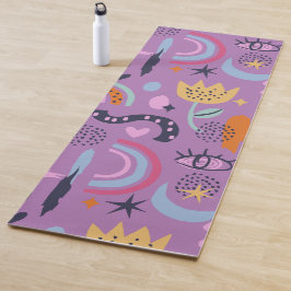 Abstract design -Modern geometric Yogamatte