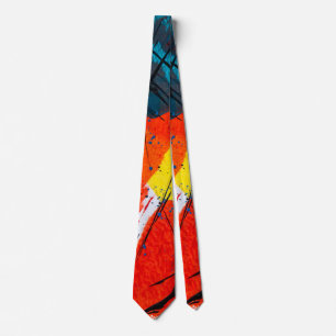 Abstract Design Neck Tie Krawatte