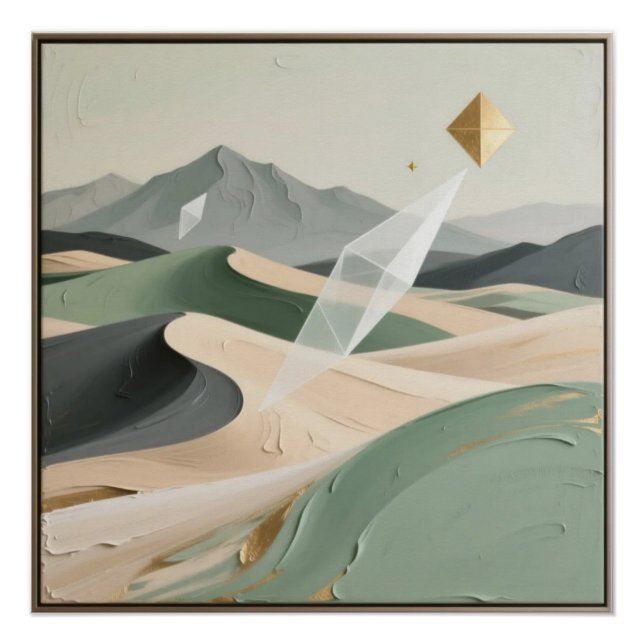 Abstract Design Wall Art Poster (Vorderseite)