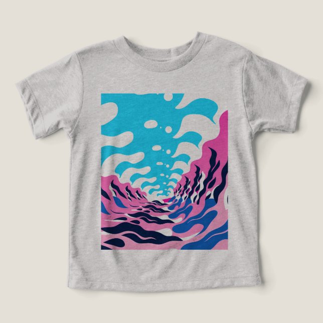 Abstract Dream Wave – Vibrant Surreal Flow (Design Vorderseite)