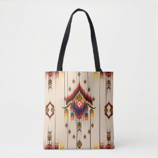 Abstract ethnic geometric pattern, Ikat geometric