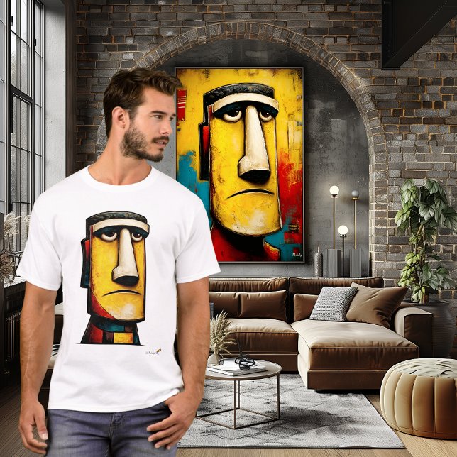 Abstract Expressionist Face | Modern Symbolic T-Shirt (Von Creator hochgeladen)