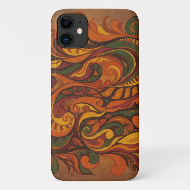 ABSTRACT FALL COLOR DESIGN Case-Mate iPhone HÜLLE (Rückseite)