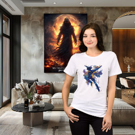 Abstract Figure Skater | Fluid Ink Watercolor Tri-Blend Shirt