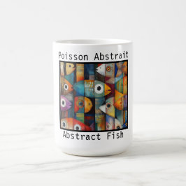 Abstract Fish Kaffeetasse