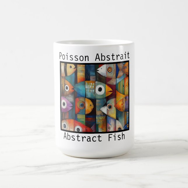 Abstract Fish Kaffeetasse (Mittel)