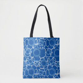 Abstract Floral Matrix (Royal Blue) Fine Art