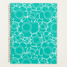 Abstract Floral Matrix (Teal) Fine Art Planer