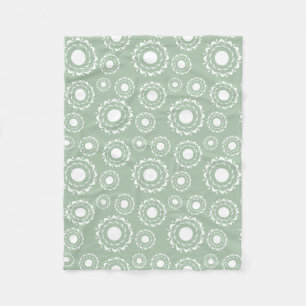 Abstract Floral Pattern Fleecedecke
