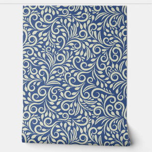 Abstract Floral Pattern Tapete