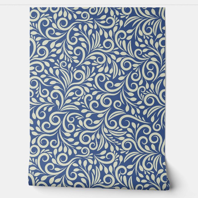 Abstract Floral Pattern Tapete (Abrollen)