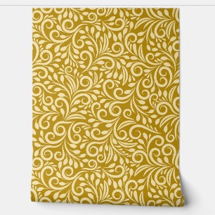 Abstract Floral Pattern Tapete