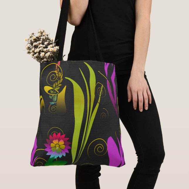 Abstract Floral with Spirals 1 (Von Nahem)