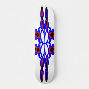 Abstract Flowers and arrows Skateboard