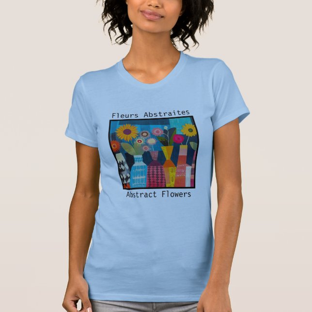 Abstract Flowers women's T-Shirt (Vorderseite)