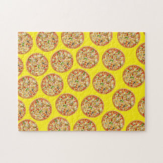 Abstract Food art, Pizza Puzzle