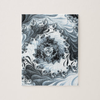 Abstract fractal patterns and shapes. Fractal Art Puzzle